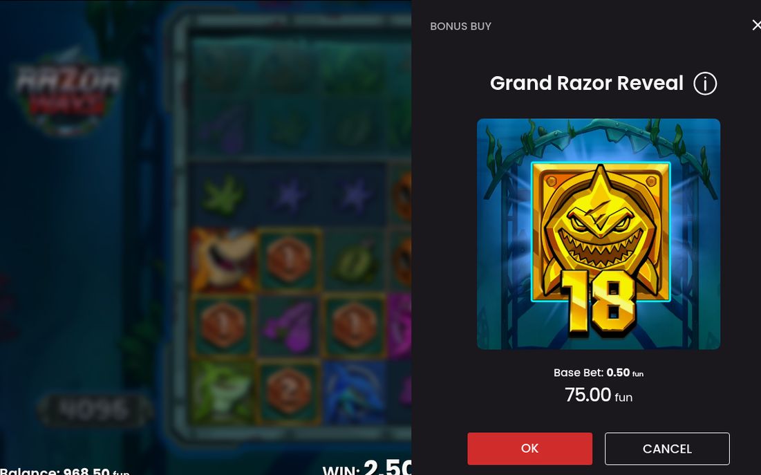 Free Spins Feature mit Total Multiplier und Startraster